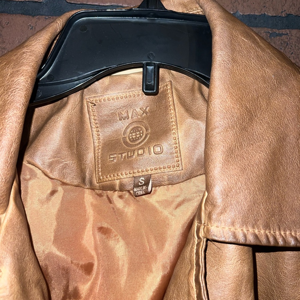 Max Studio Leather Jacket
